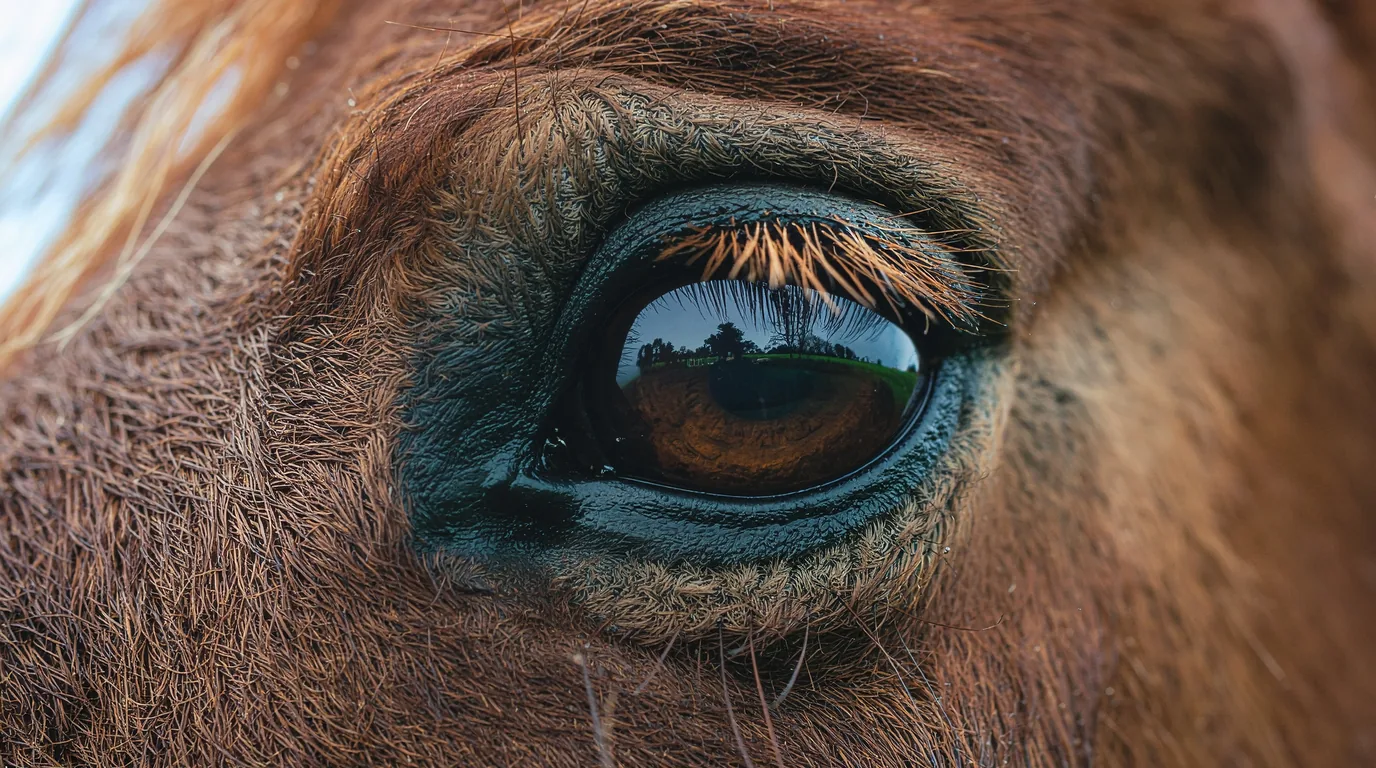 Un regard de cheval au Écurie du Bayard, Eyraud-Crempse-Maurens